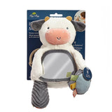 Itzy Ritzy Bitzy Mirror Sensory Tummy Time Mirror - Cow