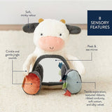 Itzy Ritzy Bitzy Mirror Sensory Tummy Time Mirror - Cow