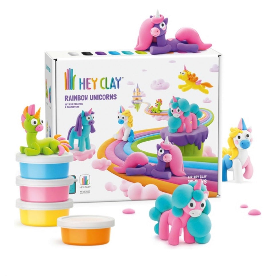 Fat Brain Toys Hey Clay - Unicorns – Dimples Baby Brooklyn