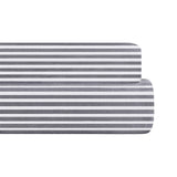 Bellini Striped Organic Jersey Cotton Crib Sheet and Changing Pad Cover Set