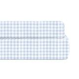 Bellini Gingham Organic Jersey Cotton Crib Sheet and Changing Pad Cover Set