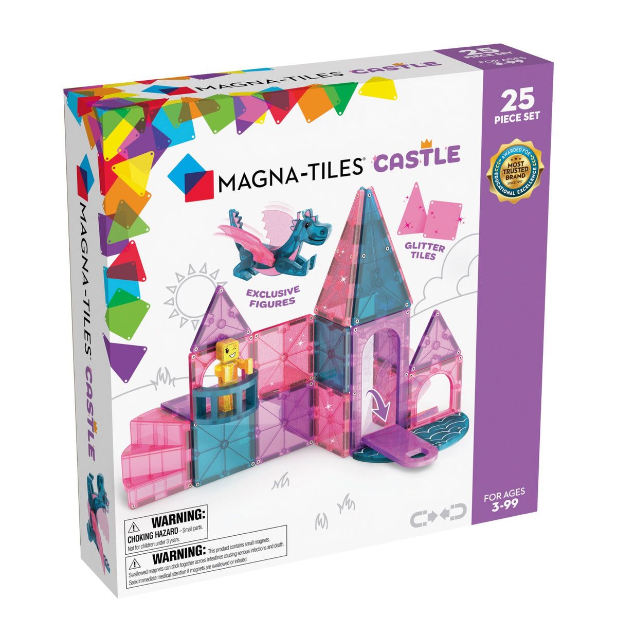 Magna-Tiles Castle 25-Piece Set – Dimples Baby Brooklyn