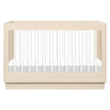Babyletto Harlow Acrylic 3-in-1 Convertible Crib with Toddler Bed Conversion Kit