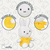 Miffy 8" Beanbag - White with Yellow Dress