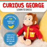 Curious George Learn to Dress Plush