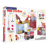 Magna-Tiles Fire Station 50-Piece Set