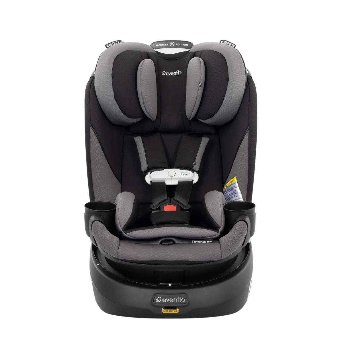 Evenflo Revolve360 Slim 2-in-1 Rotating Convertible Car Seat with Sens –  Dimples Baby Brooklyn
