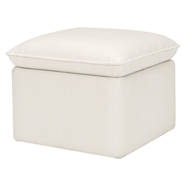 Babyletto Cali Storage Ottoman in Eco-Performance Fabric with USB port | Water Repellent & Stain Resistant