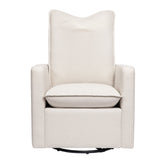 Babyletto Cali Pillowback Swivel Glider in Eco-Performance Fabric | Water Repellent & Stain Resistant