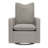 Babyletto Cali Pillowback Swivel Glider in Eco-Performance Fabric | Water Repellent & Stain Resistant