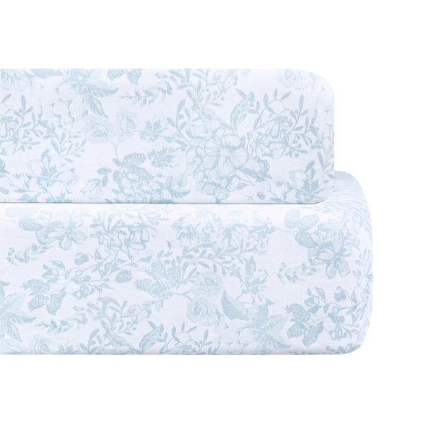 Bellini Floral Organic Jersey Cotton Crib Sheet and Changing Pad Cover Set