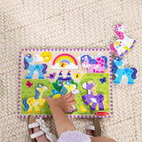 Melissa & Doug Unicorn Chunky Puzzle - 6 Pieces