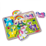 Melissa & Doug Unicorn Chunky Puzzle - 6 Pieces