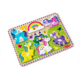 Melissa & Doug Unicorn Chunky Puzzle - 6 Pieces