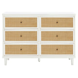 namesake Marin with Cane 6 Drawer Assembled Dresser