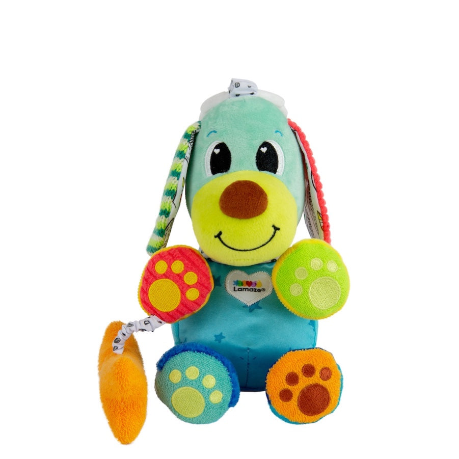 Lamaze Pupsqueak – Dimples Baby Brooklyn RARE Lamaze Pupsqueak Pup Dog Plush Toy Works As Seen In Baby Einstein SEE VIDEO main image 0