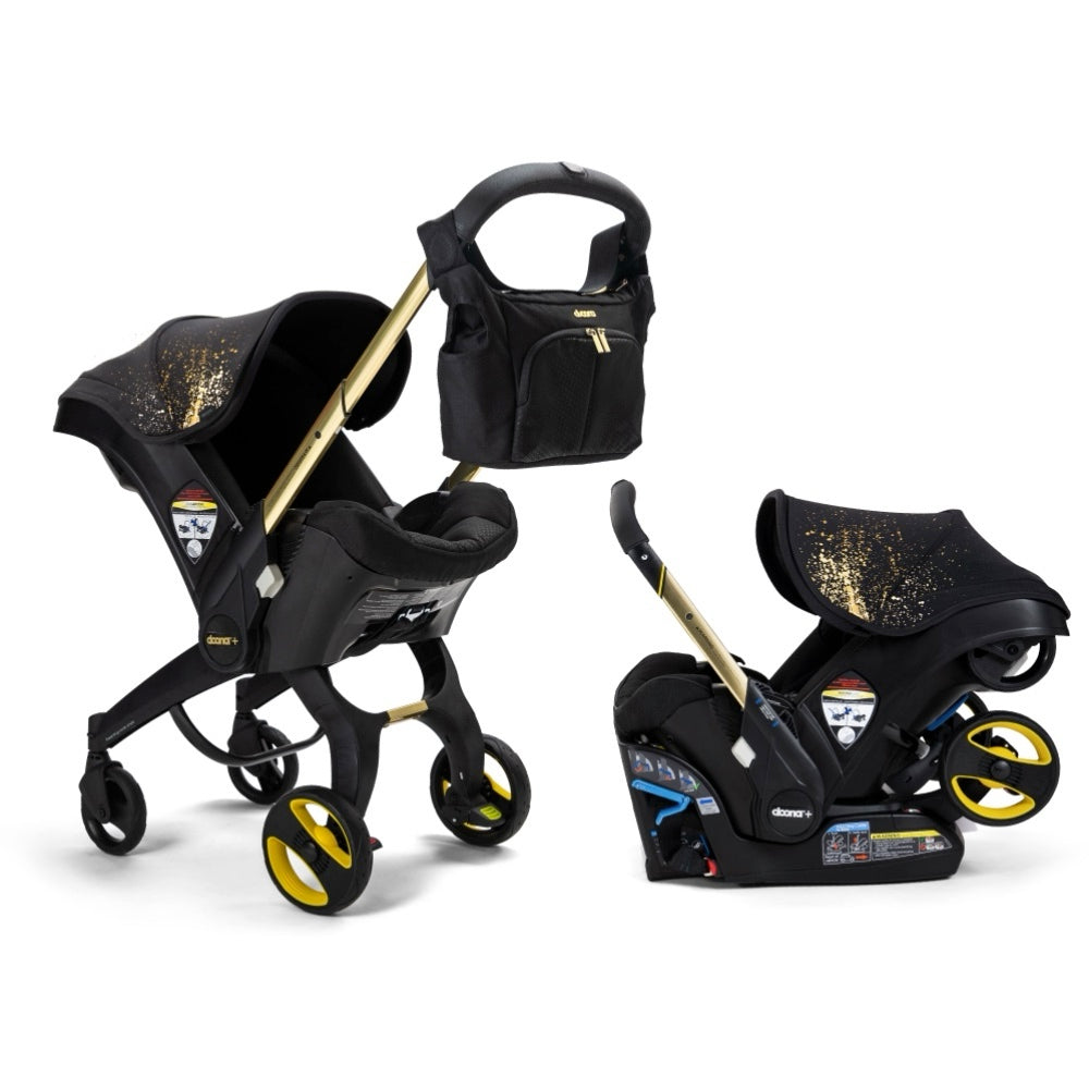 Doona Car Seat Stroller Gold Limited Edition Dimples Baby Brooklyn