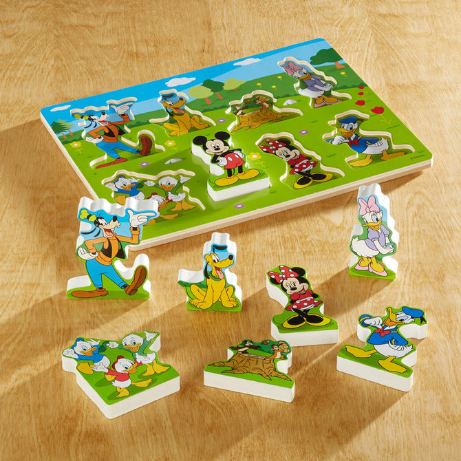Melissa & Doug Disney Mickey Mouse Wooden Chunky Puzzle – Dimples Baby  Brooklyn