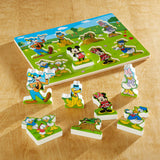 Melissa & Doug Disney Mickey Mouse Wooden Chunky Puzzle