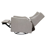Babyletto Kiwi Electronic Recliner and Swivel Glider in Eco-Performance Fabric with USB port | Water Repellent & Stain Resistant