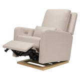 Babyletto Sigi Electronic Recliner and Glider in Eco-Performance Fabric with USB port | Water Repellent & Stain Resistant
