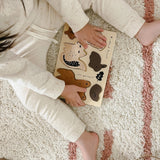 wee gallery Wooden Tray Puzzle- Woodland Animals