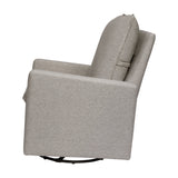 Babyletto Cali Pillowback Swivel Glider in Eco-Performance Fabric | Water Repellent & Stain Resistant