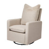 Babyletto Cali Pillowback Swivel Glider in Eco-Performance Fabric | Water Repellent & Stain Resistant