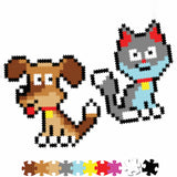 Fat Brain Toys Jixelz 700 pc Set - Playful Pets