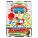 Melissa & Doug Let's Play House! Wash & Dry Dish Set