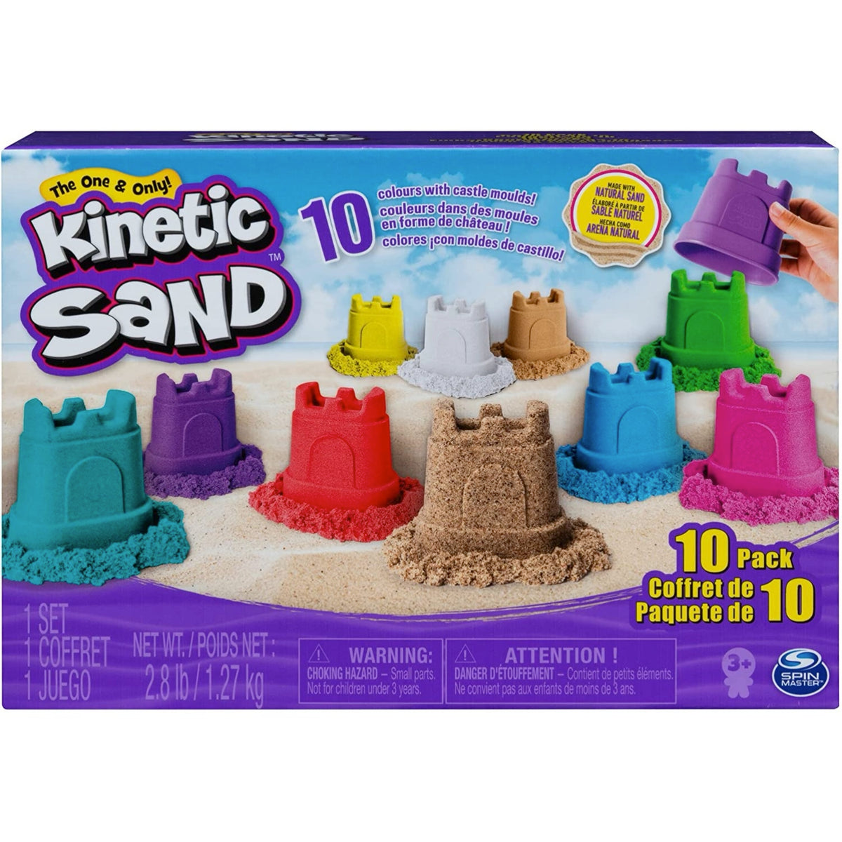 Other Kinectic Sand Castle Container – One Variation Chosen at