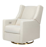 Babyletto Kiwi Electronic Recliner and Swivel Glider in Boucle with USB port