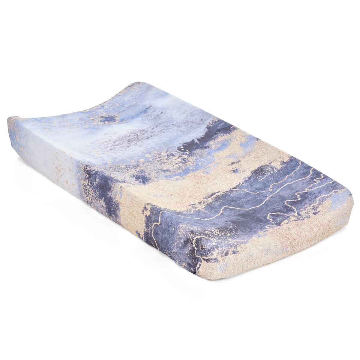 Oilo Midnight Sky Jersey Changing Pad Cover Dimples Baby Brooklyn