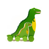 Jack Rabbit Creations Big & Little T-Rex Push Toy
