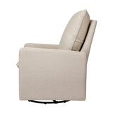 Babyletto Cali Pillowback Swivel Glider in Eco-Performance Fabric | Water Repellent & Stain Resistant