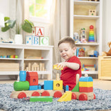 Wooden Jumbo Stacking Train - Classic