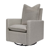 Babyletto Cali Pillowback Swivel Glider in Eco-Performance Fabric | Water Repellent & Stain Resistant