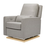 Babyletto Sigi Electronic Recliner and Glider in Eco-Performance Fabric with USB port | Water Repellent & Stain Resistant