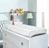 Play Tots Clear Choice Acrylic Lucite Changers With Two Compartments - 6MM Thick Diaper Changing Tray