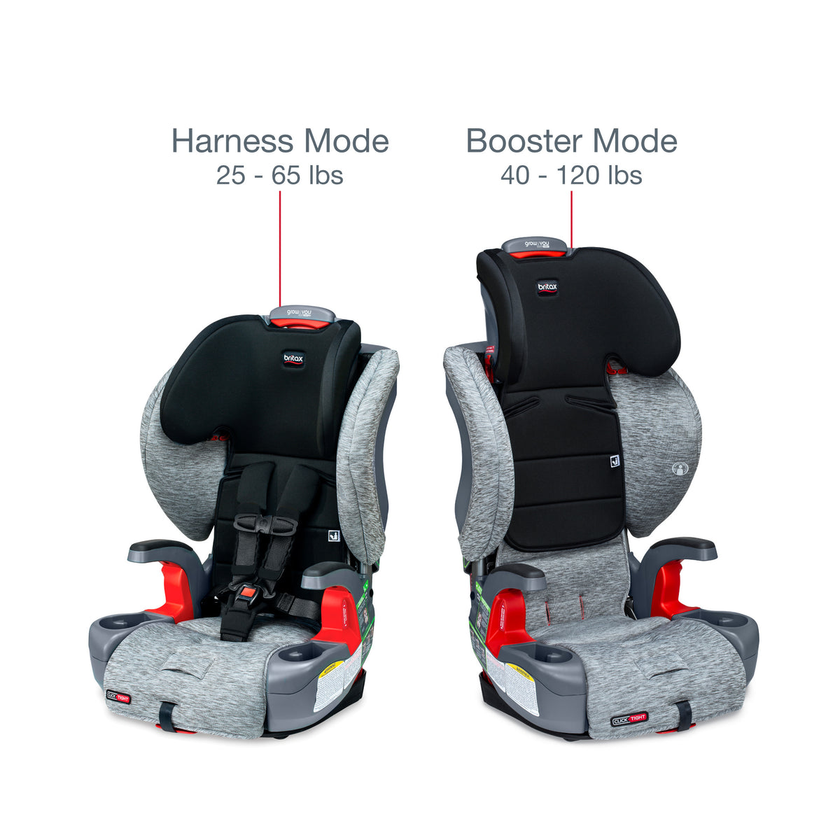 britax car seat for hip dysplasia Britax Grow With You ClickTight Harness-2-Booster Car Seat – Dimples Baby Brooklyn