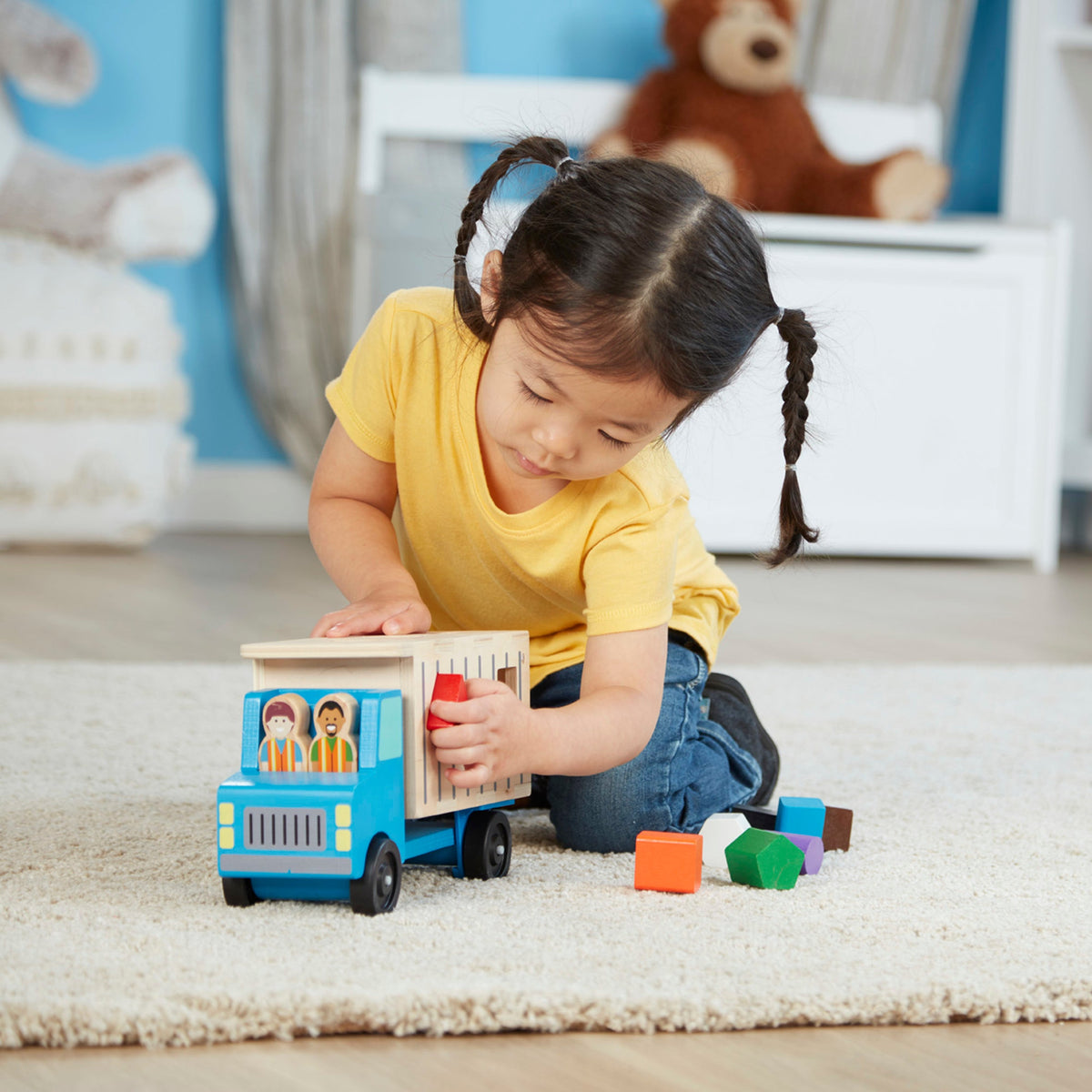 Shape Sorting Dump Truck Dimples Baby Brooklyn