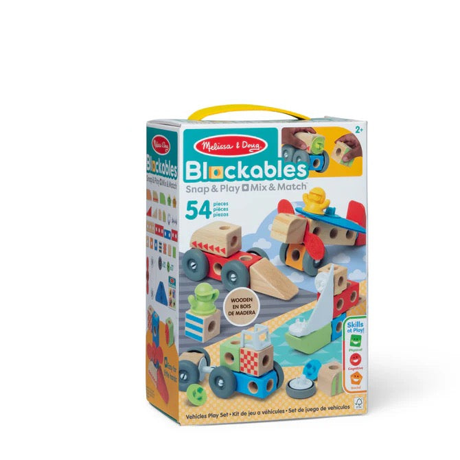 Melissa & Doug Blockables Vehicles Play Set – Dimples Baby Brooklyn