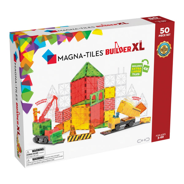 Magna-Tiles Builder XL 50-Piece Set