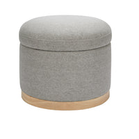 Babyletto Naka Storage Ottoman in Eco-Performance Fabric | Water Repellent & Stain Resistant