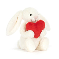 Jellycat Medium Bashful Red Love Heart Bunny