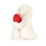 Jellycat Medium Bashful Red Love Heart Bunny