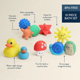 Itzy Ritzy Itzy Splash Gift Set 10-Piece Bath Toys