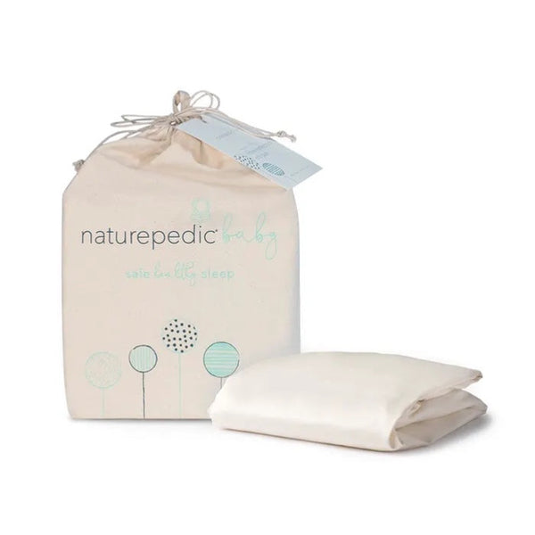 Naturepedic Waterproof Organic Crib Mattress Protector Pad