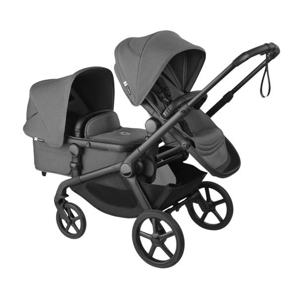 double stroller with bassinet option Bugaboo Kangaroo Bassinet and Seat Tandem Stroller – Dimples Baby Brooklyn