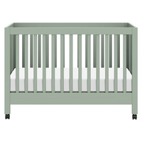 Babyletto Maki Full-Size Portable Folding Crib with Toddler Bed Conversion Kit